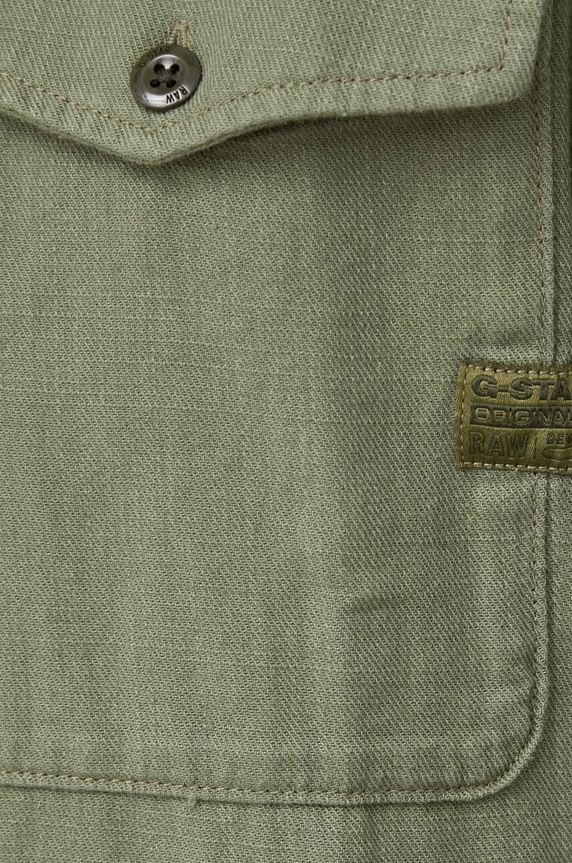 G-Star Raw cămașă din bumbac Marine Slim D24963.D454 verde