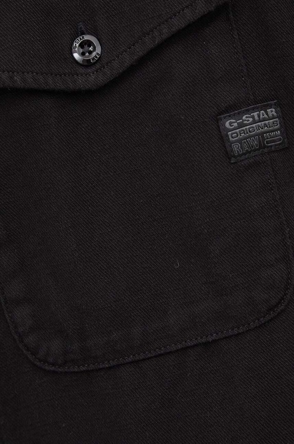 G-Star Raw cămașă din bumbac Marine Slim D24963.D454 negru