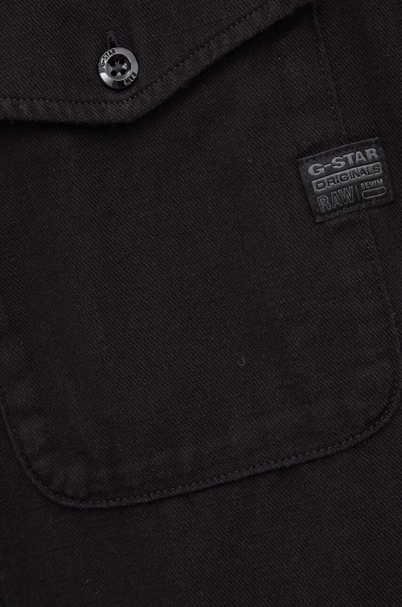 G-Star Raw cămașă din bumbac Marine Slim D24963.D454 negru