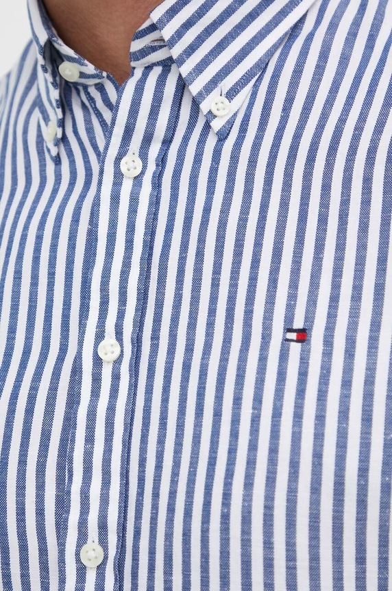 Košeľa Tommy Hilfiger MW0MW34633 tmavomodrá SS24