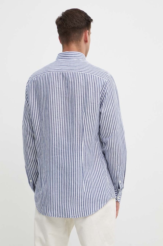 Košeľa Tommy Hilfiger tmavomodrá MW0MW34633
