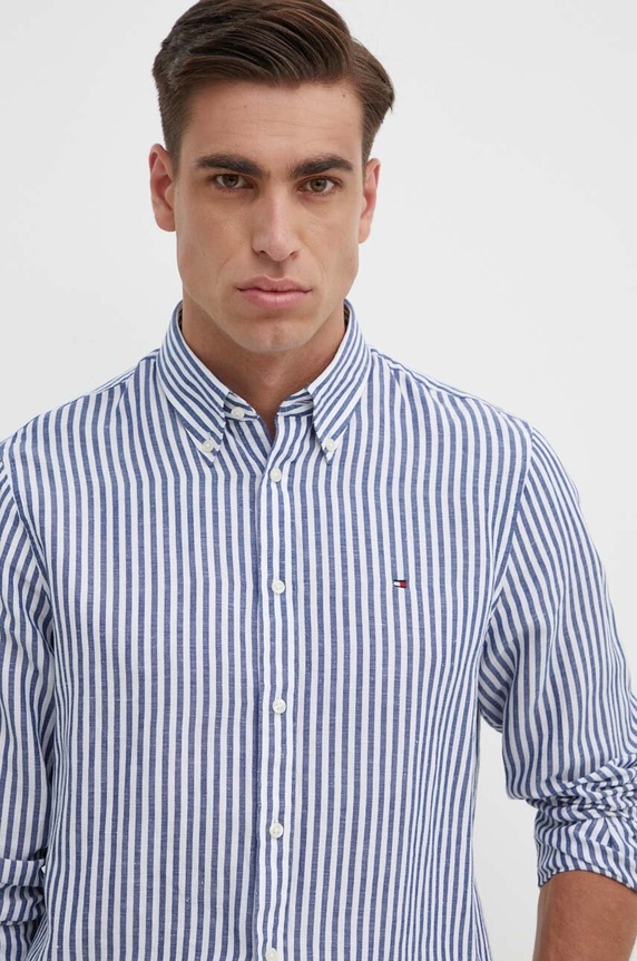 Košeľa Tommy Hilfiger MW0MW34633 tmavomodrá
