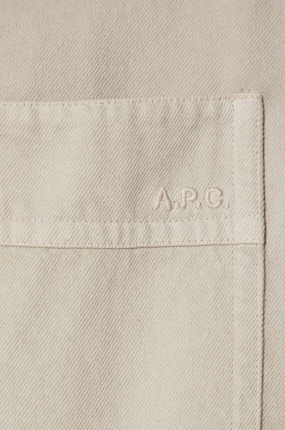 A.P.C. cotton shirt Surchemise Basile Brodee Poitrine COFCN.H02918.BAE