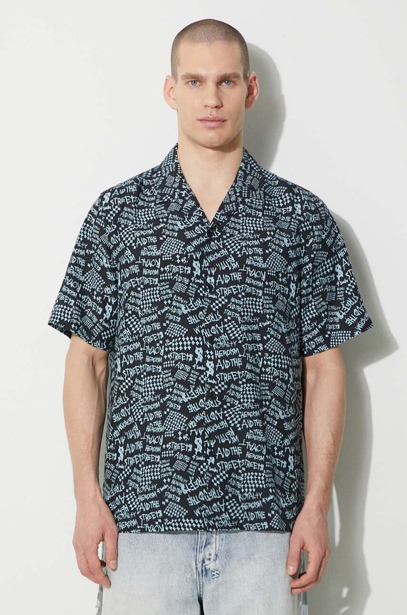 KSUBI koszula heroism ss shirt pozostałe czarny MPS24SH013