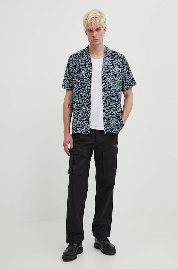Košulja KSUBI heroism ss shirt MPS24SH013 crna SS24