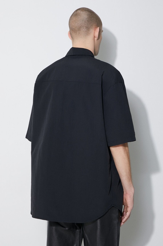 Oblečení Košile Marcelo Burlon Logo Nylon Over Shirt CMGG005S24FAB0011001 černá