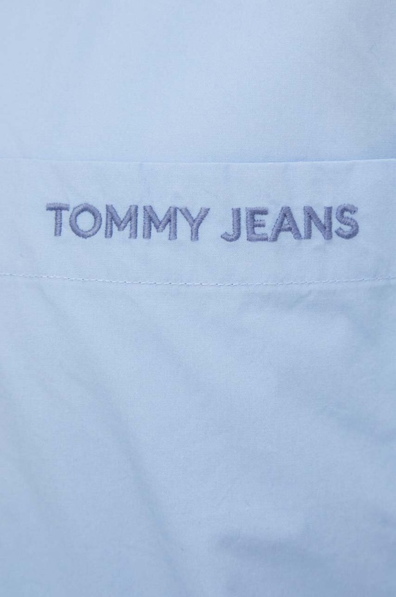 Bavlněná košile Tommy Jeans DM0DM18959 modrá