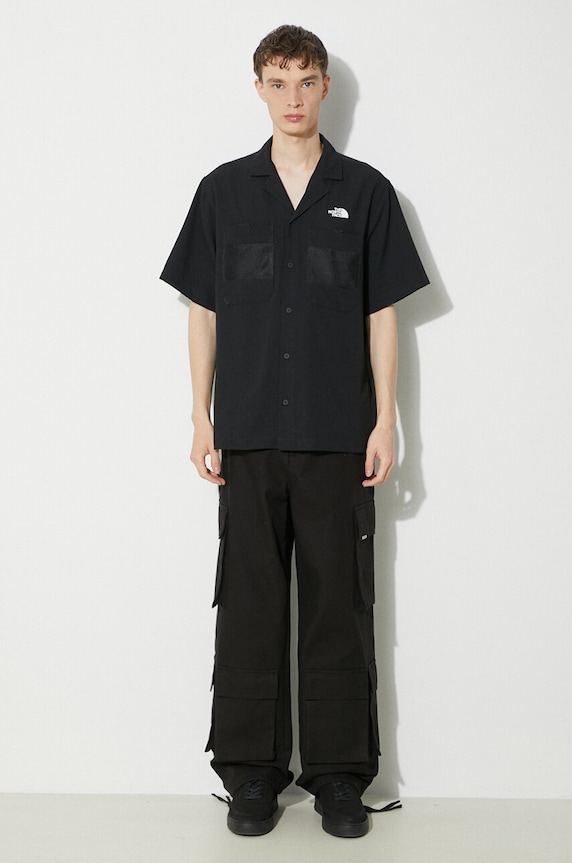 The North Face shirt First Trail NF0A87QKJK31 black SS24