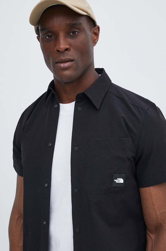 Košeľa The North Face M Murray Button Shirt jednofarebný čierna NF0A879PJK31