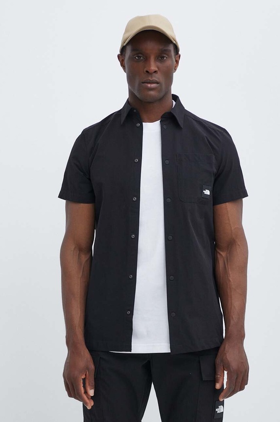 Košeľa The North Face M Murray Button Shirt čierna NF0A879PJK31