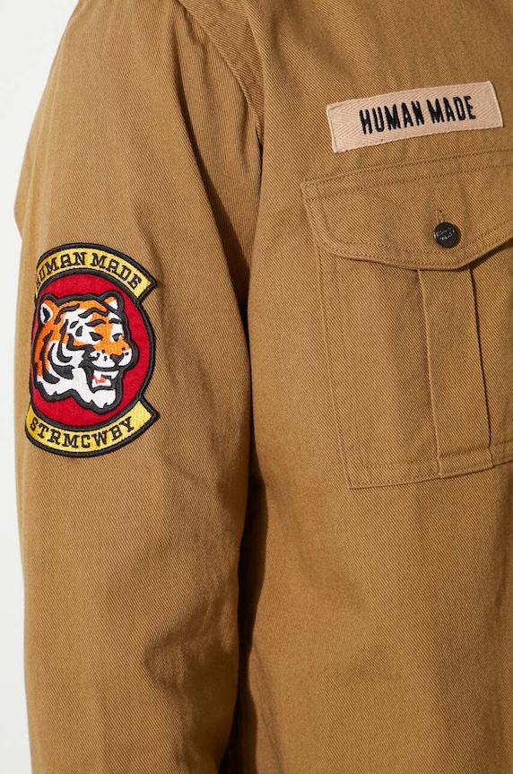 Human Made camicia in cotone Boy Scout Shirt HM27SH001