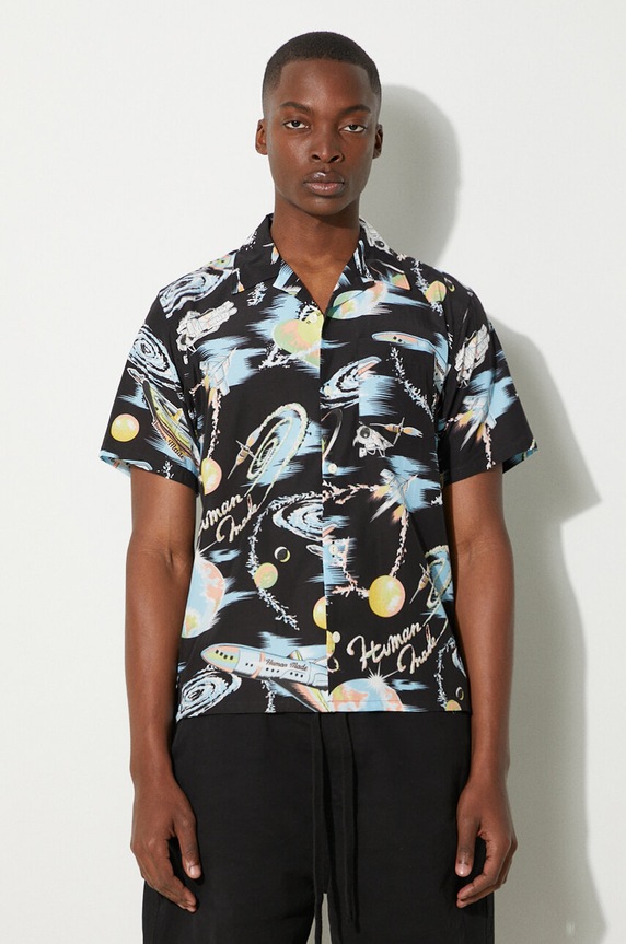 Košulja Human Made Graphic Aloha regular crna HM27SH024