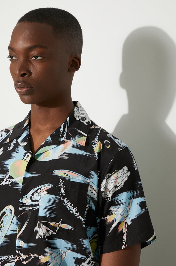 Košulja Human Made Graphic Aloha HM27SH024 crna