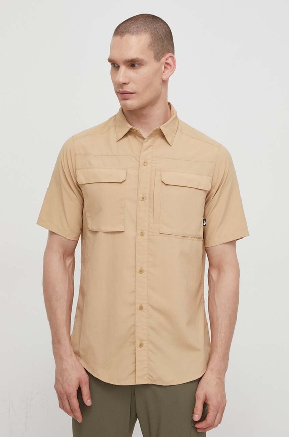 The North Face camicia Sequoia beige NF0A4T19LK51