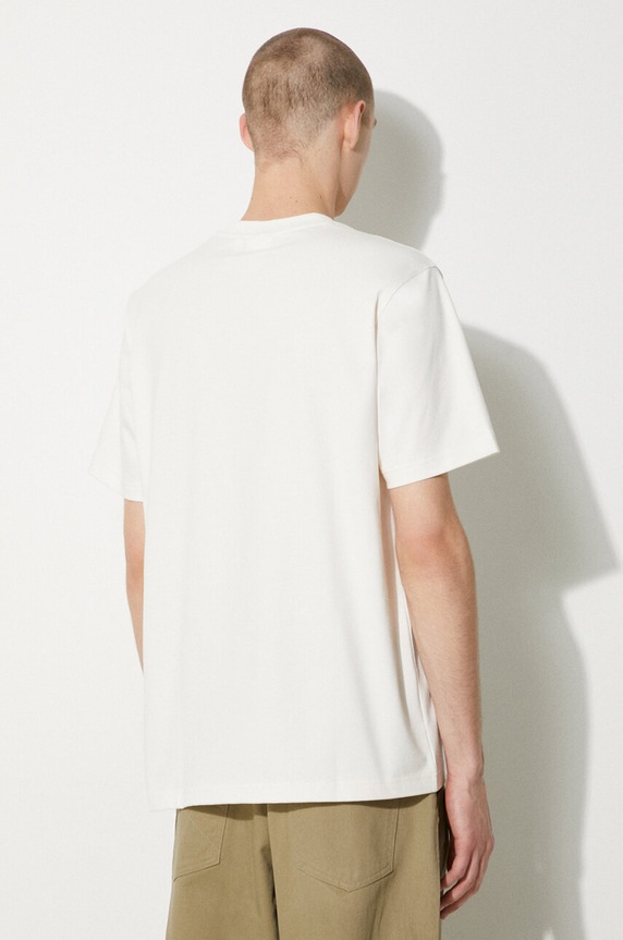 Одежда Хлопковая футболка adidas Originals 100T T Shirt IW4593 бежевый