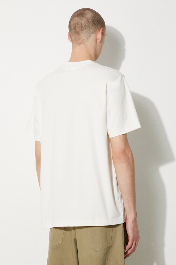 Одежда Хлопковая футболка adidas Originals 100T T Shirt IW4593 бежевый