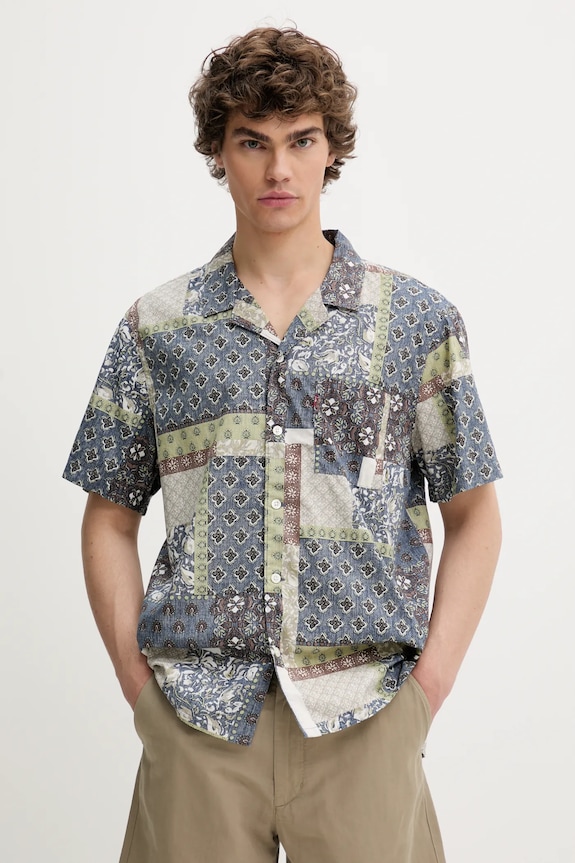 Levi's koszula niebieski 72625