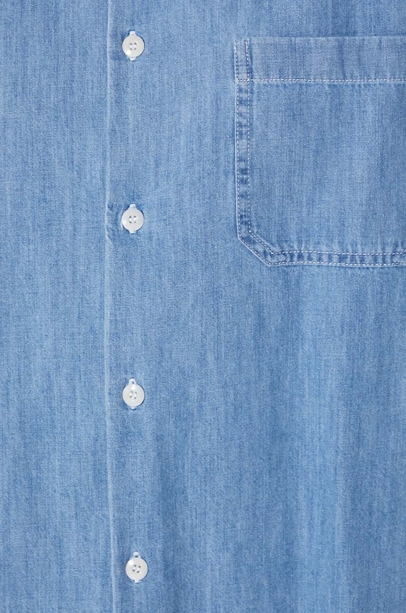 A.P.C. denim shirt chemise math COGXX.H12584.IAB