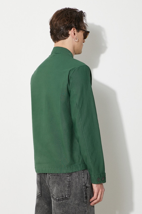 C.P. Company cotton shirt Ottoman 16CMSH153A006406O green SS24