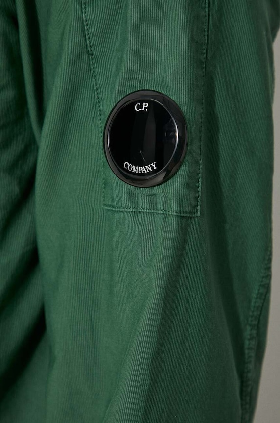 Памучна риза C.P. Company Ottoman 16CMSH153A006406O зелен