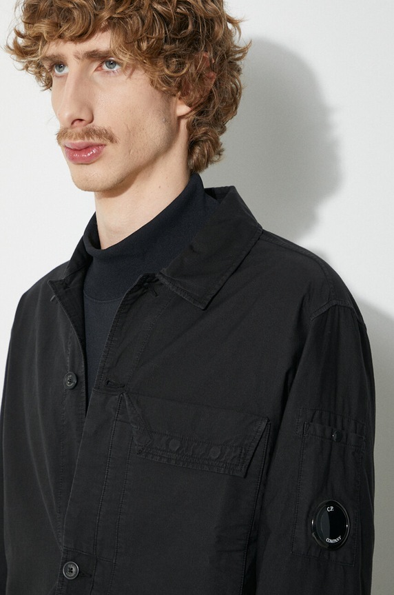 C.P. Company cotton shirt Ottoman 16CMSH153A006406O black