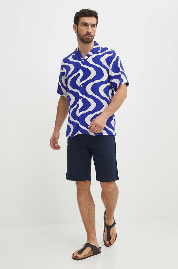 Košeľa OAS regular modrá 7005.shirt