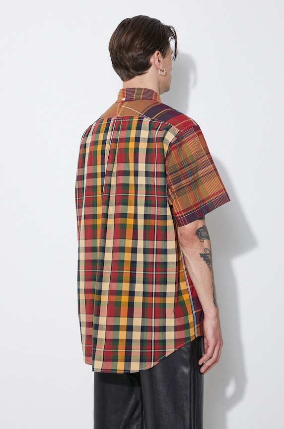 Oblečenie Bavlnená košeľa Engineered Garments Popover BD OR013.ES060 červená