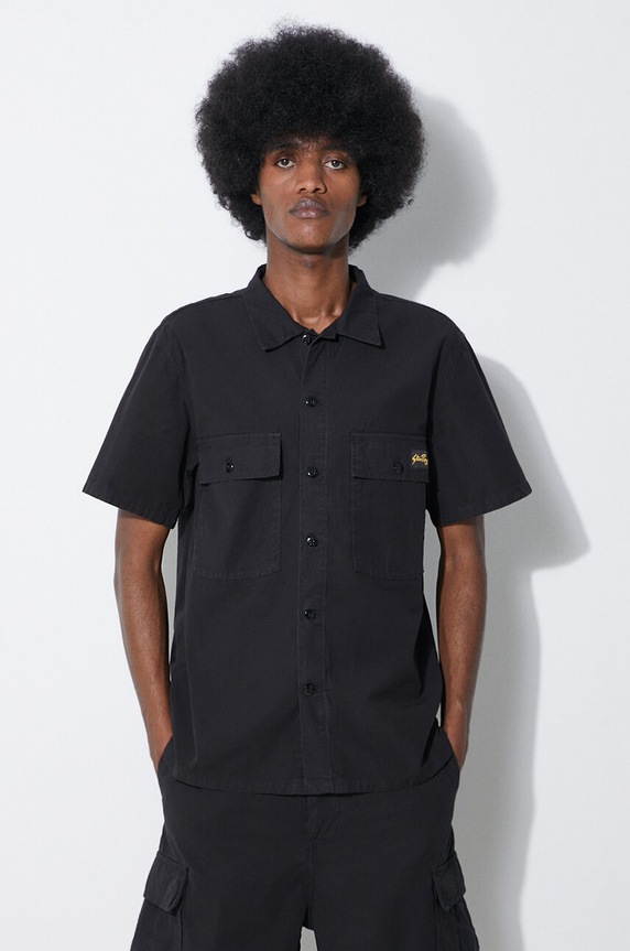 Bavlněná košile Stan Ray Cpo Short Sleeve slim černá SS2401963