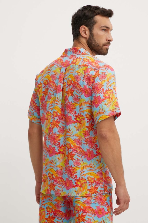 Vilebrequin koszula lniana CHARLI multicolor HARAU203
