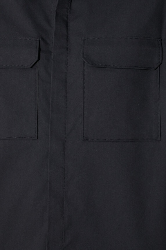 Neil Barrett camasa Loose Military Police Detail Short Sleeve Shirt MY60216A.Y037.001N
