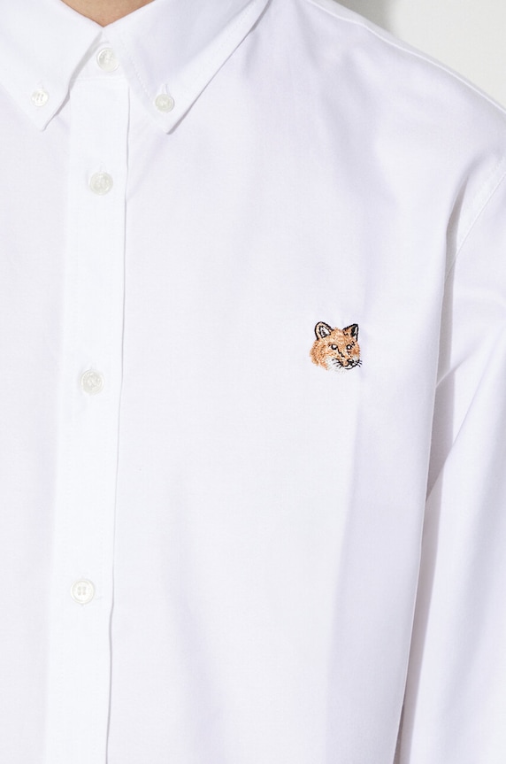 Bavlněná košile Maison Kitsuné Mini Fox Head Classic Bd Shirt MM00413WC2010