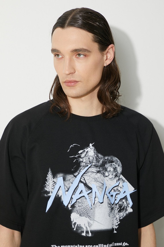 Tričko Nanga Eco Hybrid Echo Tee NW2411.1G810.C černá