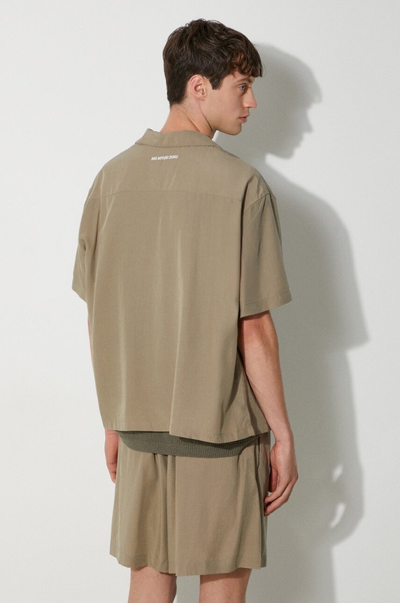 Oblečení Košile MKI MIYUKI ZOKU Tencel Vacation Shirt TENCEL.VACATION.SHIRT zelená