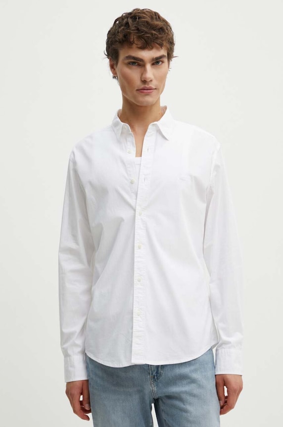 Levi's camasa lung alb 86625.0038