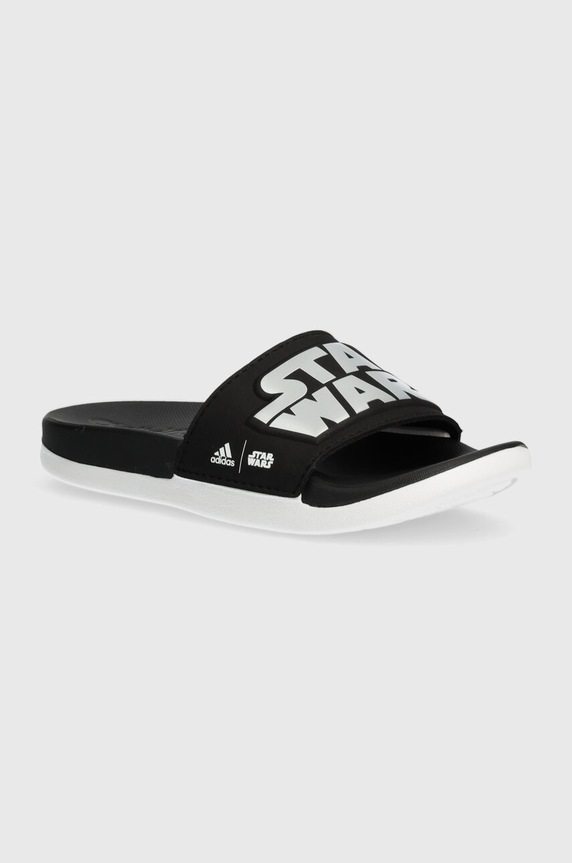 Detské šľapky adidas ADILETTE COMFORT STAR WARS K čierna ID5237