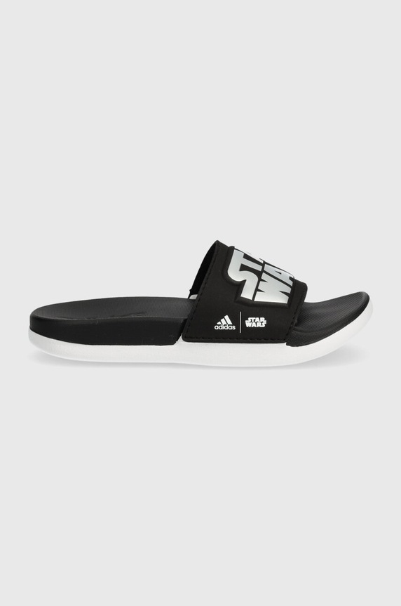 Detské šľapky adidas ADILETTE COMFORT STAR WARS K ID5237 čierna AW24