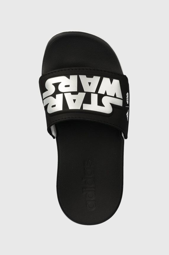 Detské šľapky adidas ADILETTE COMFORT STAR WARS K čierna ID5237