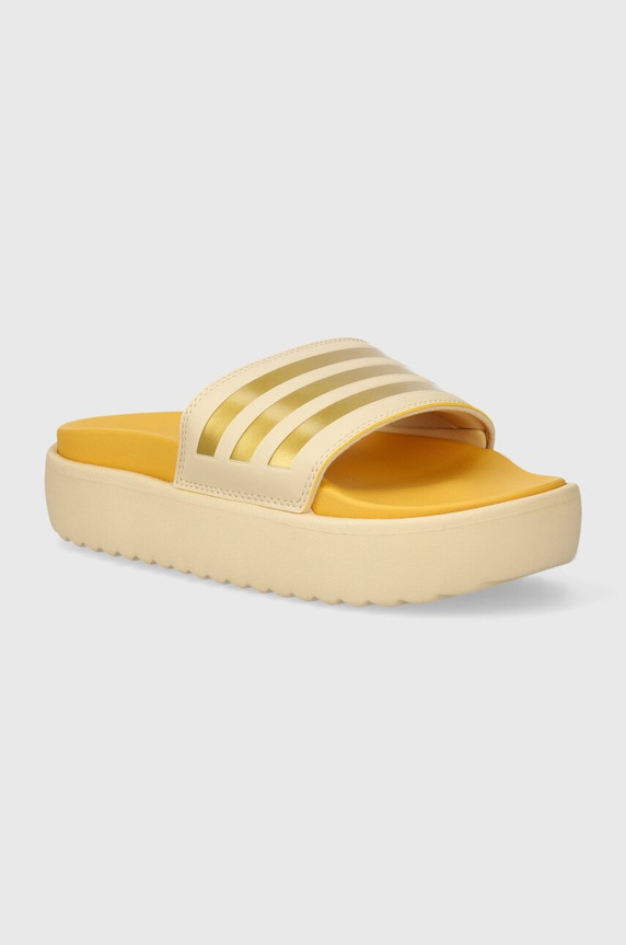 adidas klapki pozostałe żółty IF3422