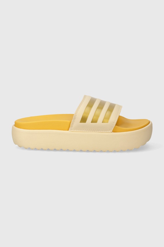 adidas klapki IF3422 żółty SS24