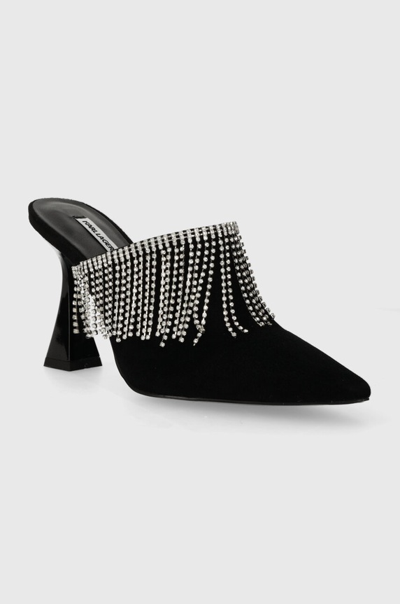 Karl Lagerfeld klapki zamszowe DEBUT II KL32004.000 czarny SS24
