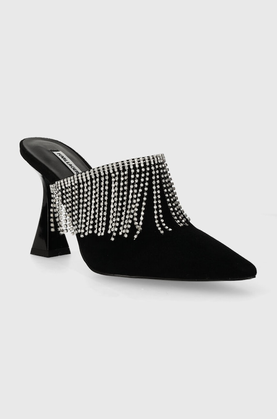 Karl Lagerfeld klapki zamszowe DEBUT II KL32004.000 czarny SS24