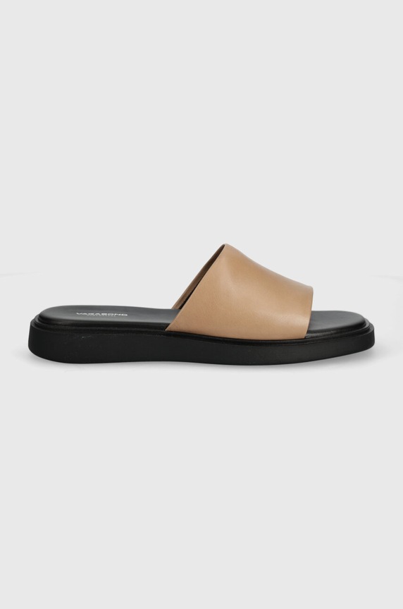 Vagabond Shoemakers klapki skórzane CONNIE 5757.201.09 beżowy SS24