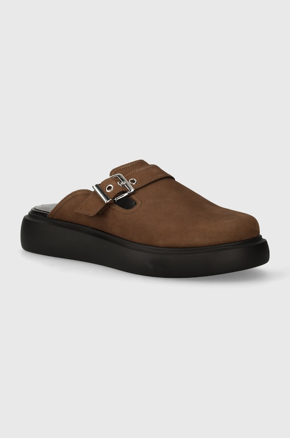 Semišové pantofle Vagabond Shoemakers BLENDA semišová kůže hnědá 5519.750.19