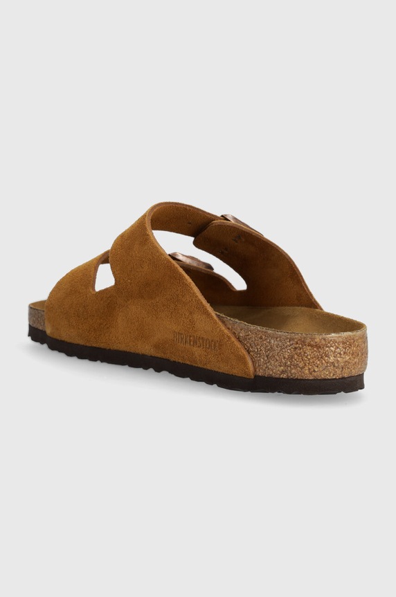 Παπούτσια Παντόφλες σουέτ Birkenstock Arizona 1027082 καφέ