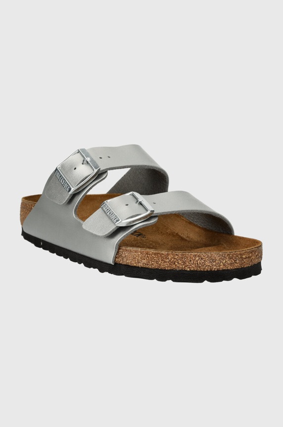 Birkenstock klapki Arizona 1012282 srebrny SS26