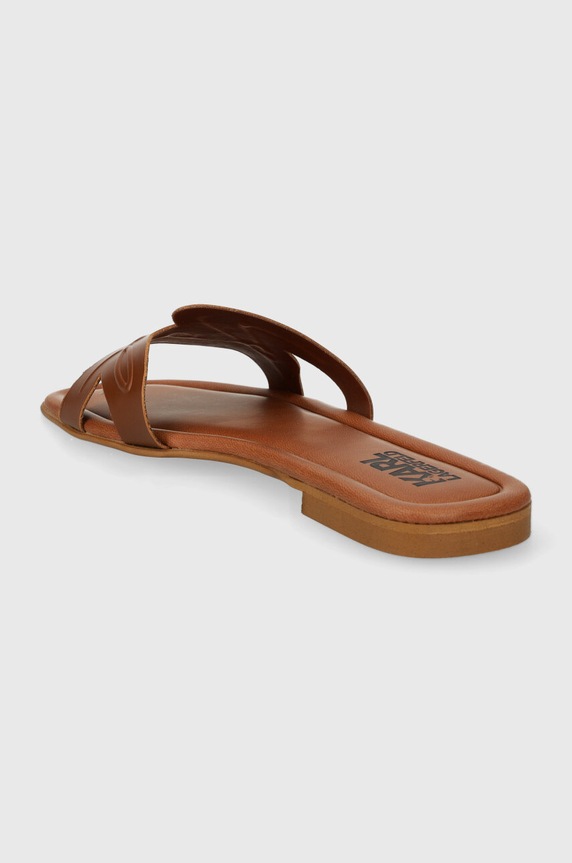 Обувки Чехли Karl Lagerfeld BRIO KL85408.022 кафяв
