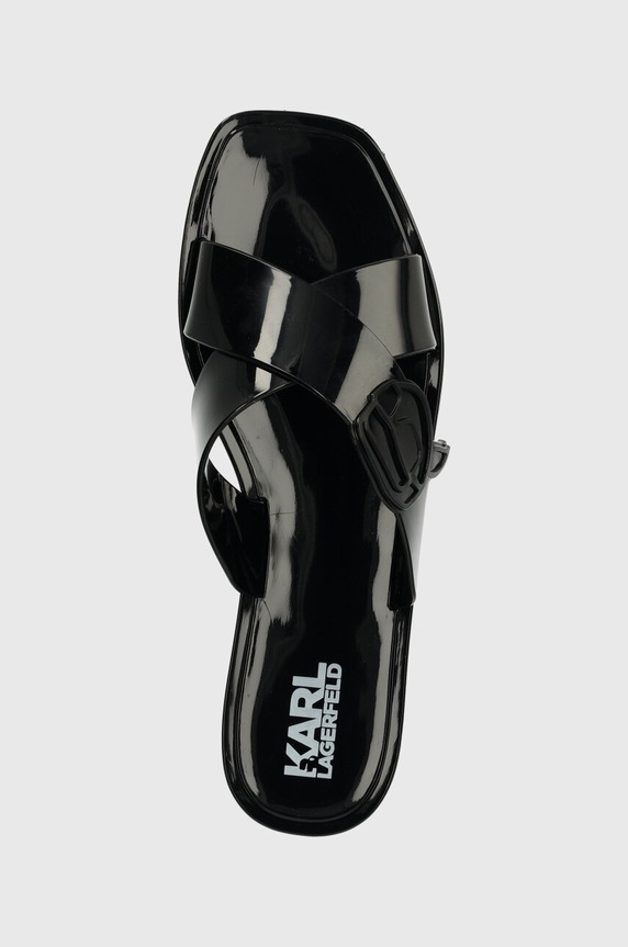 Παντόφλες Karl Lagerfeld JELLY III NFT μαύρο KL80004N.V00