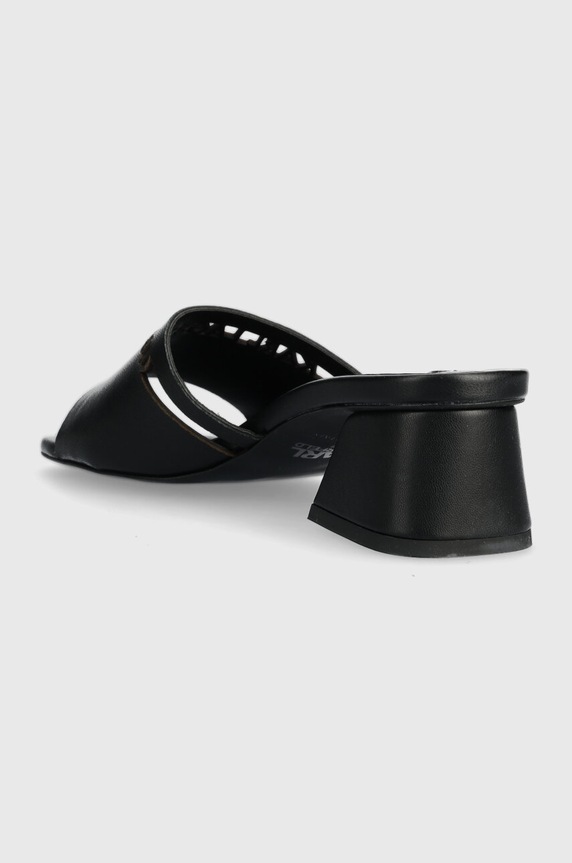 Obutev Usnjeni natikači Karl Lagerfeld PLAZA KL32405.000 črna