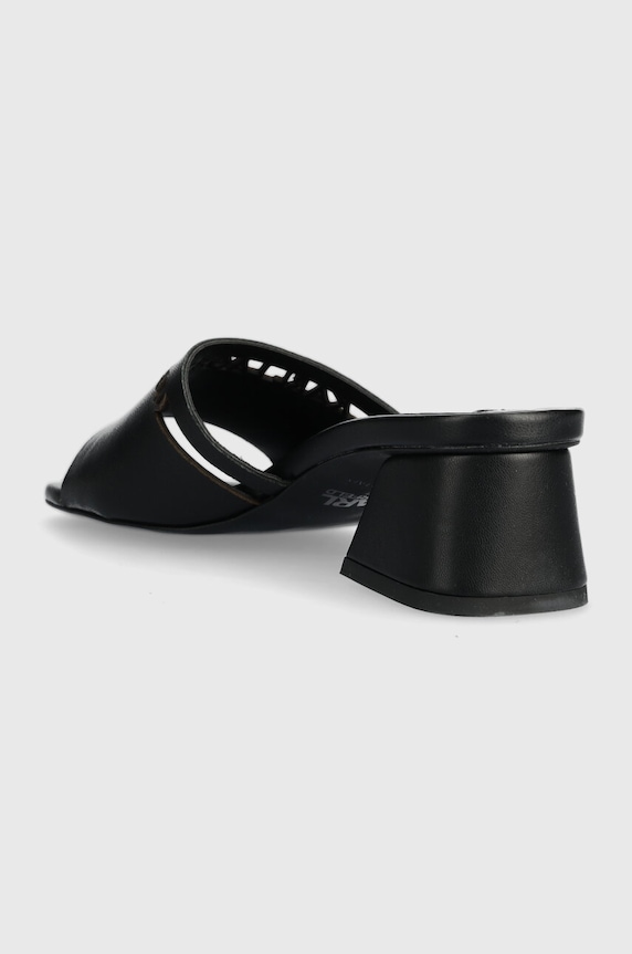 Obutev Usnjeni natikači Karl Lagerfeld PLAZA KL32405.000 črna