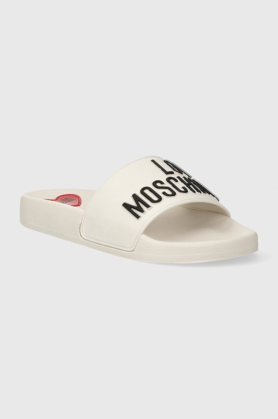 Love Moschino klapki JA28052G1II14100 biały SS24